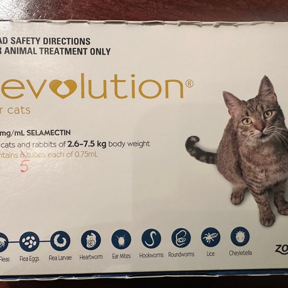 Revolution Topical for Cats 5.1-15 lbs Blue